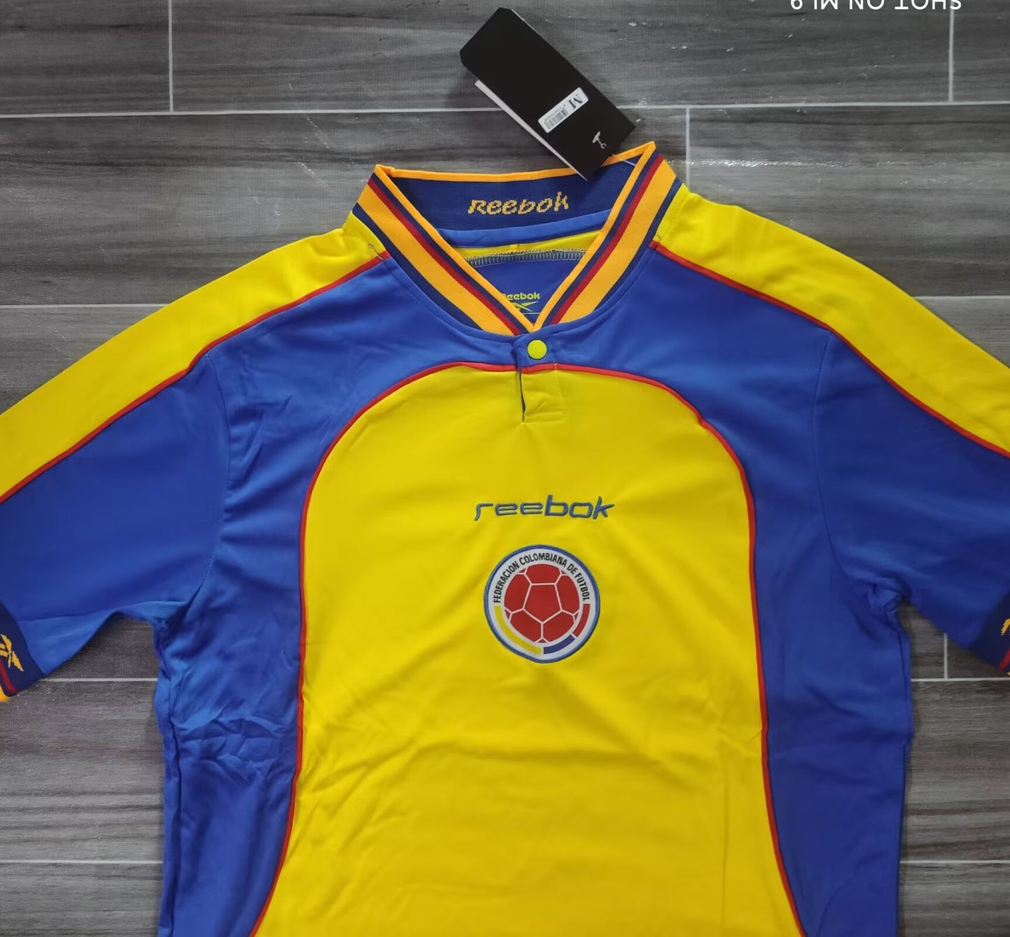 CAMISETA SELECCIÓN COLOMBIA LOCAL COPA AMERICA 2001