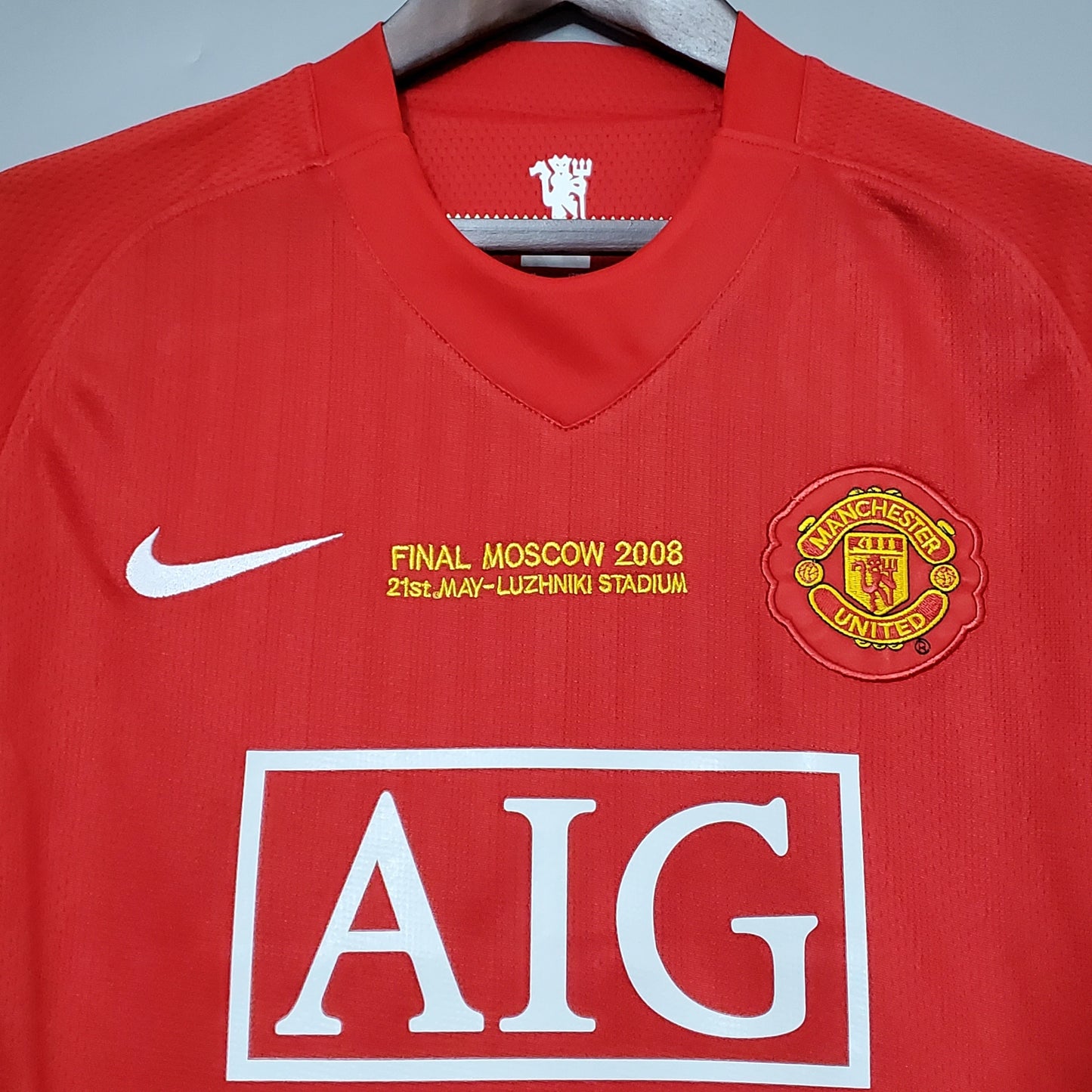 CAMISETA MANCHESTER UNITED FINAL CHAMPIONS MOSCOW 2008