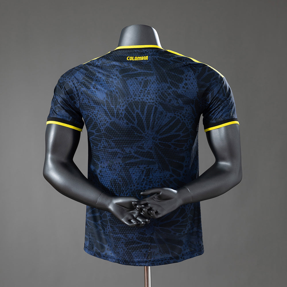 CAMISETA SELECCIÓN COLOMBIA EDICIÓN ESPECIAL NEGRA MUNDIAL 2026