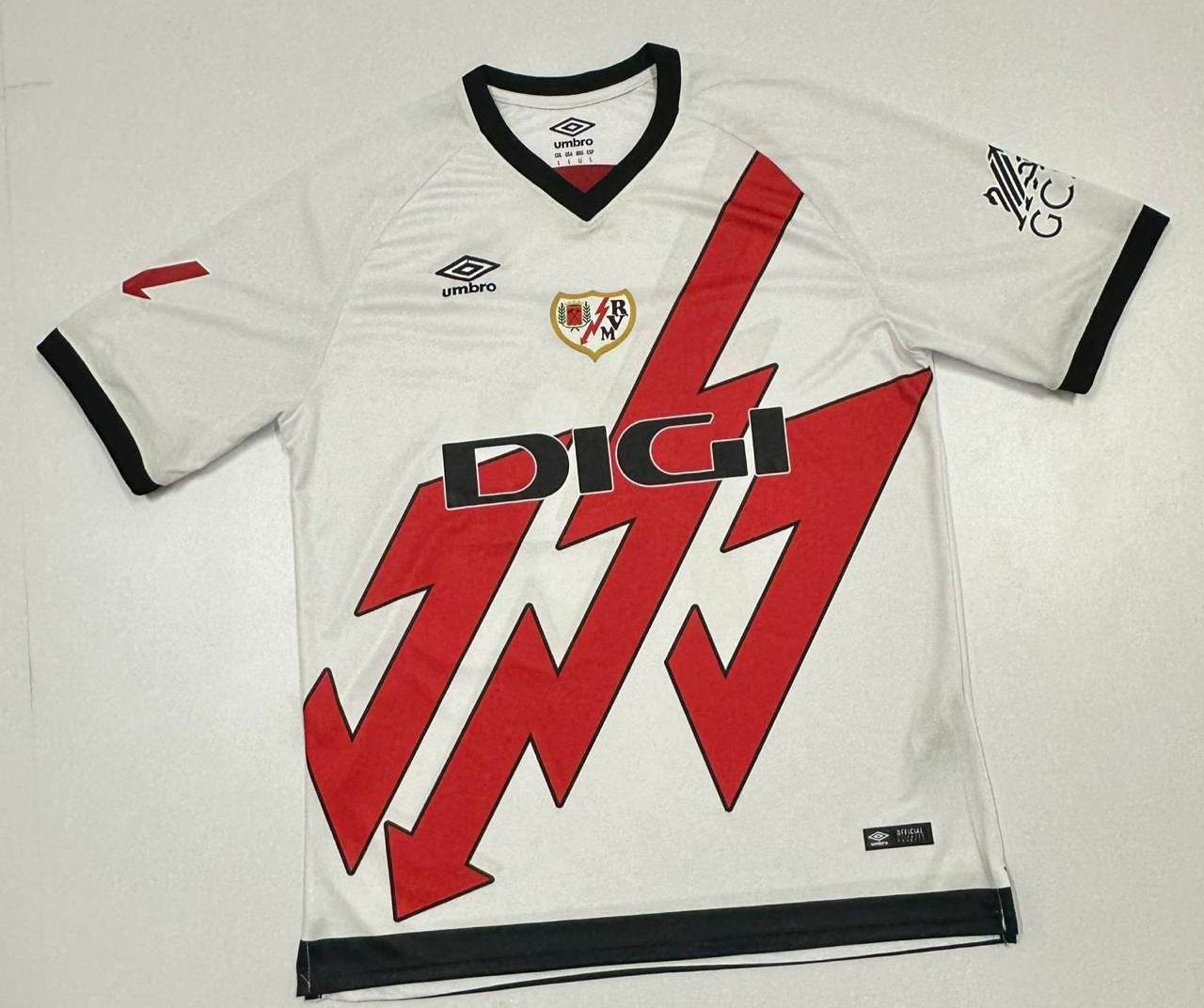 CAMISETA RAYO VALLECANO LOCAL 2024/2025 DORSAL JAMES RODRIGUEZ