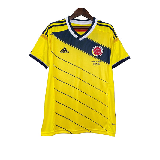 CAMISETA SELECCIÓN COLOMBIA RETRO LOCAL 2014