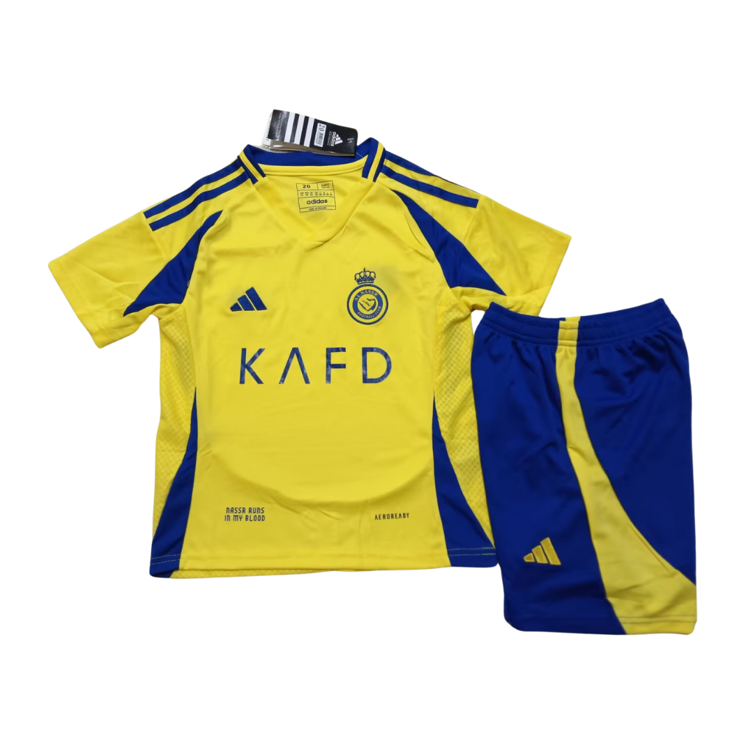 UNIFORME NIÑO AL NASSR 2024/2025 LOCAL