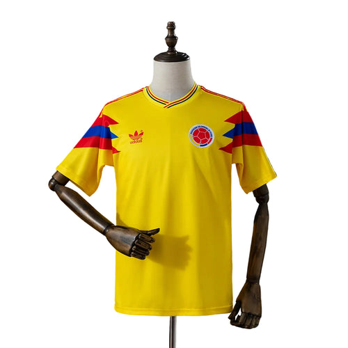 CAMISETA SELECCIÓN COLOMBIA RETRO 90 LOCAL RELANZAMIENTO