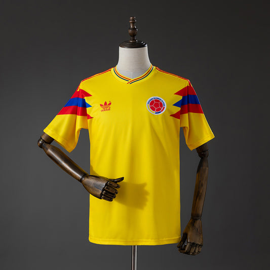 CAMISETA SELECCIÓN COLOMBIA RETRO 90 LOCAL RELANZAMIENTO