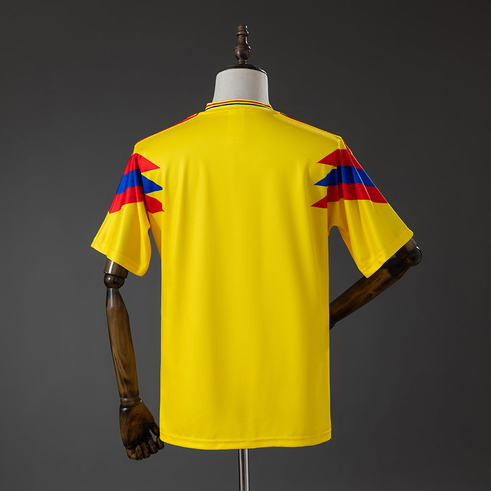 CAMISETA SELECCIÓN COLOMBIA RETRO 90 LOCAL RELANZAMIENTO