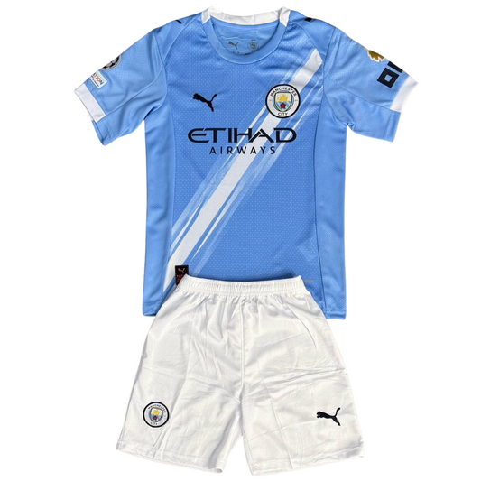 UNIFORME NIÑO MANCHESTER CITY LOCAL 2025/2026