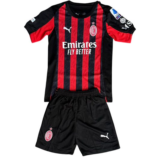 UNIFORME NIÑO AC MILAN LOCAL 2025/2026