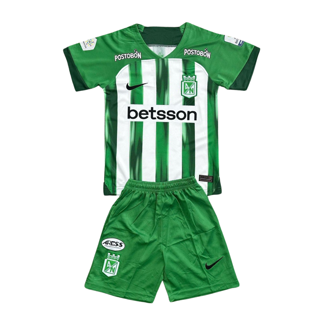 UNIFORME NIÑO ATLETICO NACIONAL LOCAL 2024