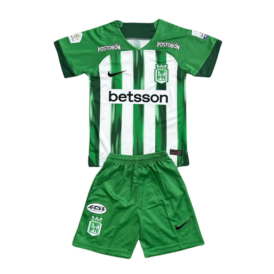 UNIFORME NIÑO ATLETICO NACIONAL LOCAL 2024