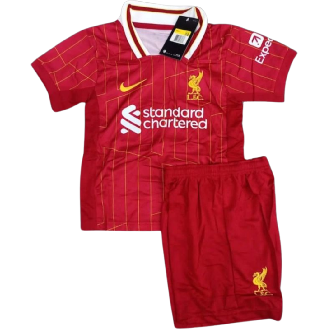 UNIFORME NIÑO LIVERPOOL 2024/2025 LOCAL