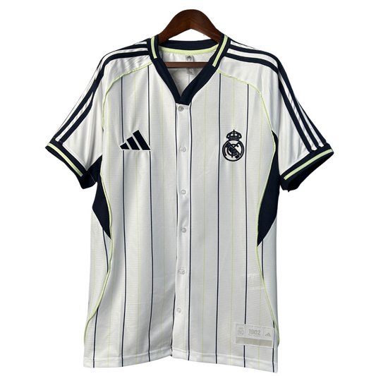 CAMISETA REAL MADRID BEISBOLERA 2025/2026