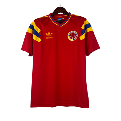 CAMISETA SELECCIÓN COLOMBIA RETRO AÑOS 90 ROJA