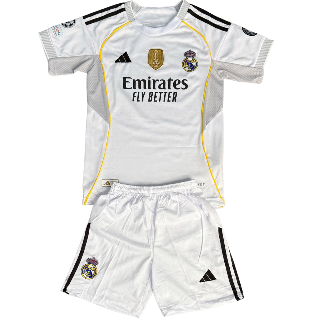 UNIFORME NIÑO REAL MADRID LOCAL 2025/2026