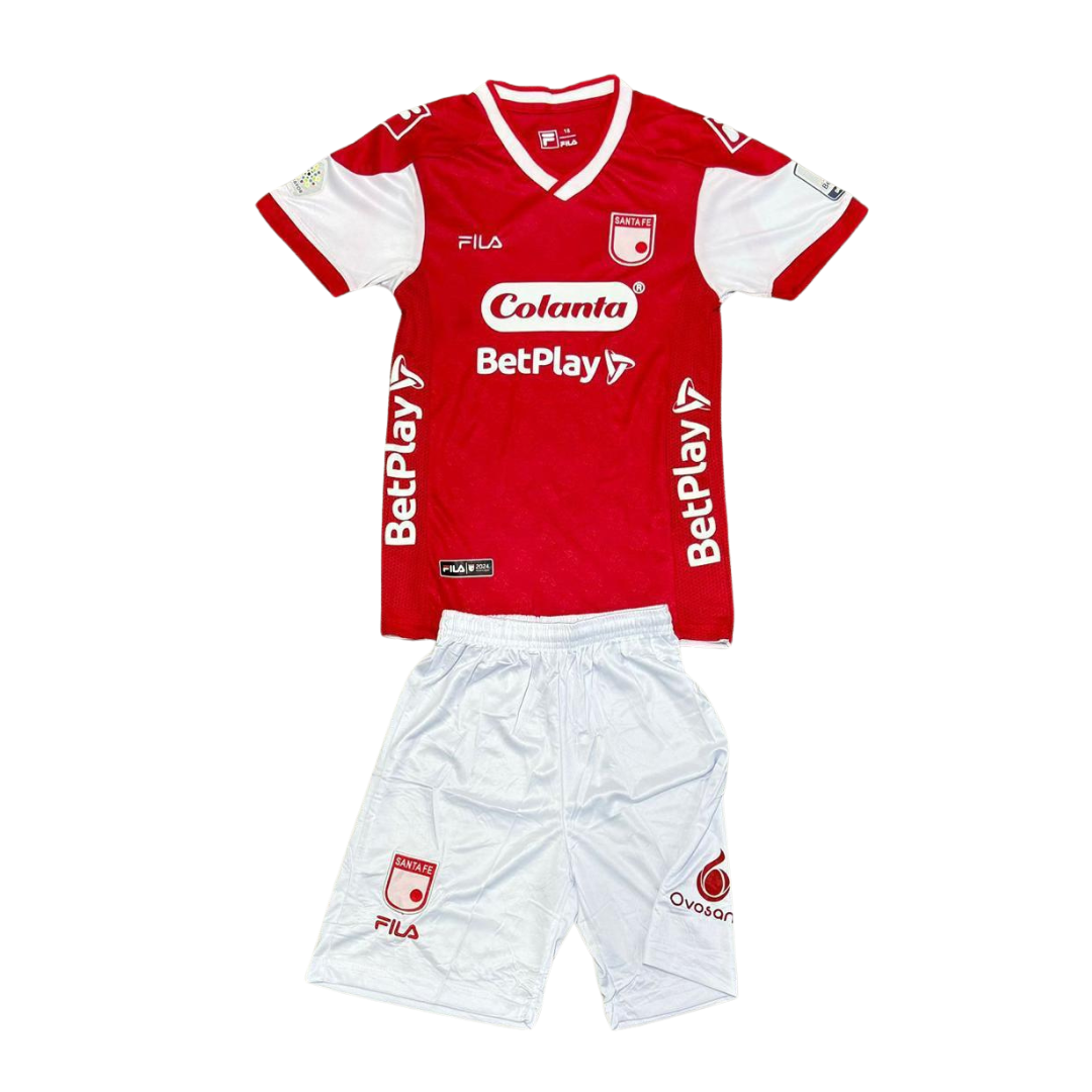 UNIFORME NIÑO SANTA FE 2024 LOCAL