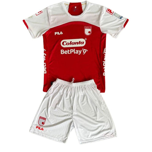 UNIFORME NIÑO SANTA FE 2025 LOCAL