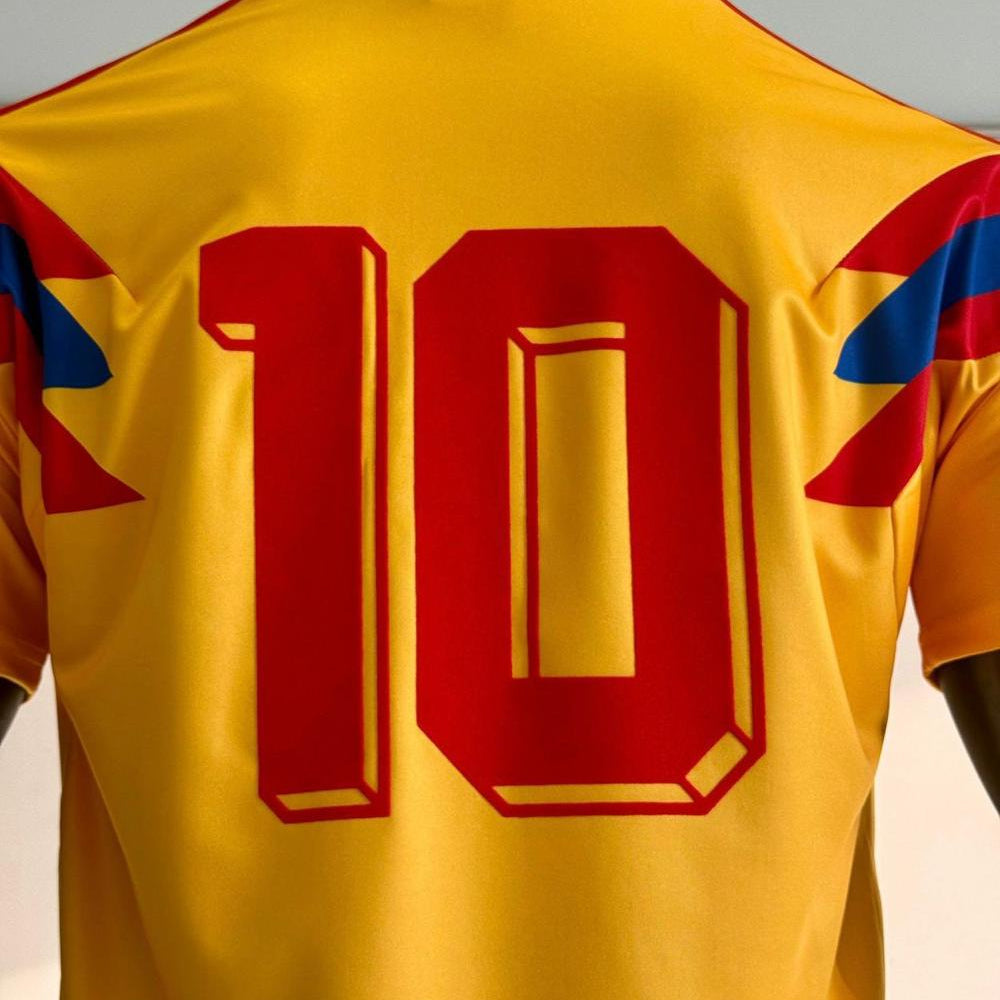 CAMISETA SELECCIÓN COLOMBIA RETRO 90 LOCAL RELANZAMIENTO