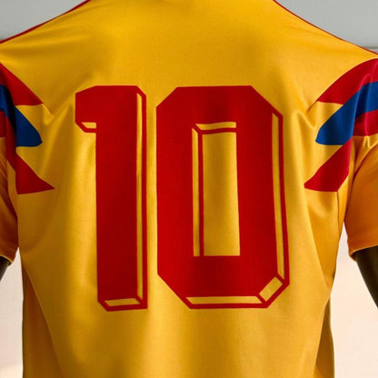 CAMISETA SELECCIÓN COLOMBIA RETRO 90 LOCAL RELANZAMIENTO