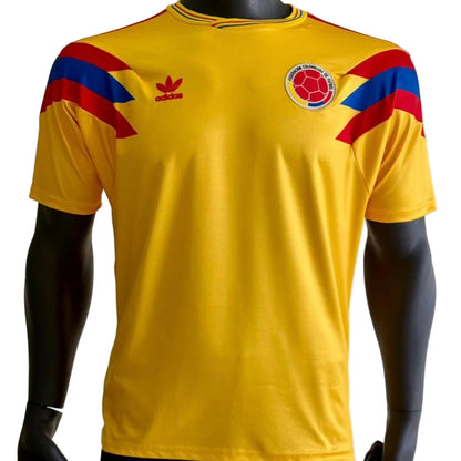 CAMISETA SELECCIÓN COLOMBIA RETRO 90 LOCAL RELANZAMIENTO