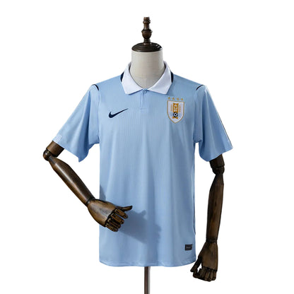 CAMISETA SELECCIÓN URUGUAY LOCAL MUNDIAL 2026 TIPO HINCHA
