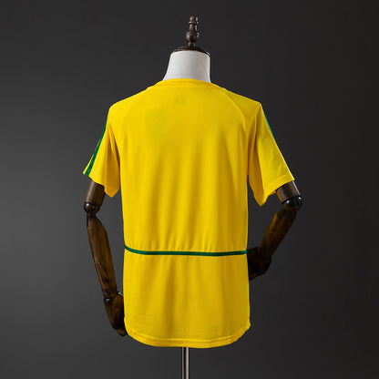CAMISETA RETRO BRASIL LOCAL MUNDIAL 2002