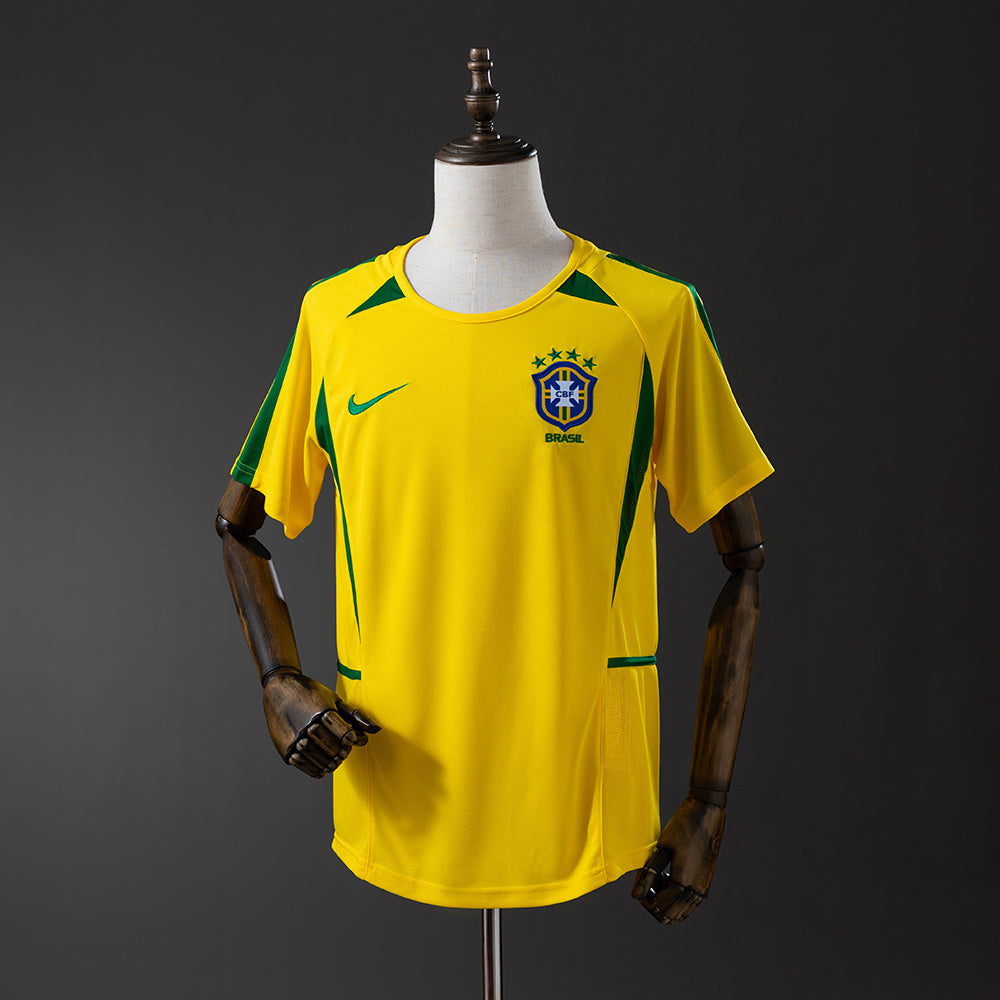 CAMISETA RETRO BRASIL LOCAL MUNDIAL 2002