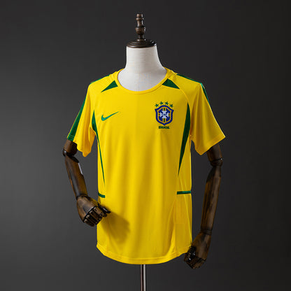 CAMISETA RETRO BRASIL LOCAL MUNDIAL 2002