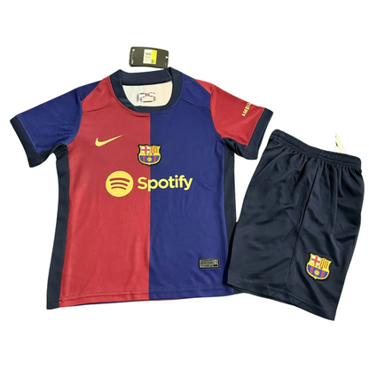 UNIFORME NIÑO F.C BARCELONA 2024/2025 LOCAL