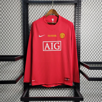 CAMISETA MANCHESTER UNITED RETRO FINAL CHAMPIONS MOSCOW 2008