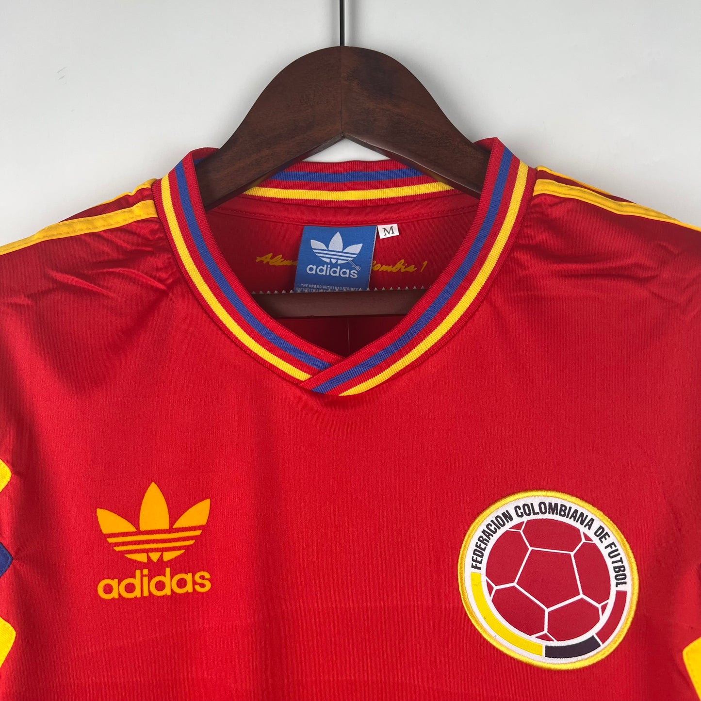 CAMISETA SELECCIÓN COLOMBIA RETRO AÑOS 90 ROJA